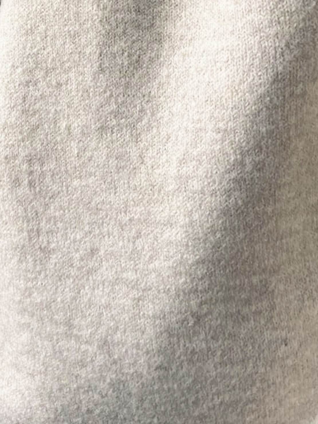 soft-knit turtleneck two-piece set with relaxed fit and wide-leg pants