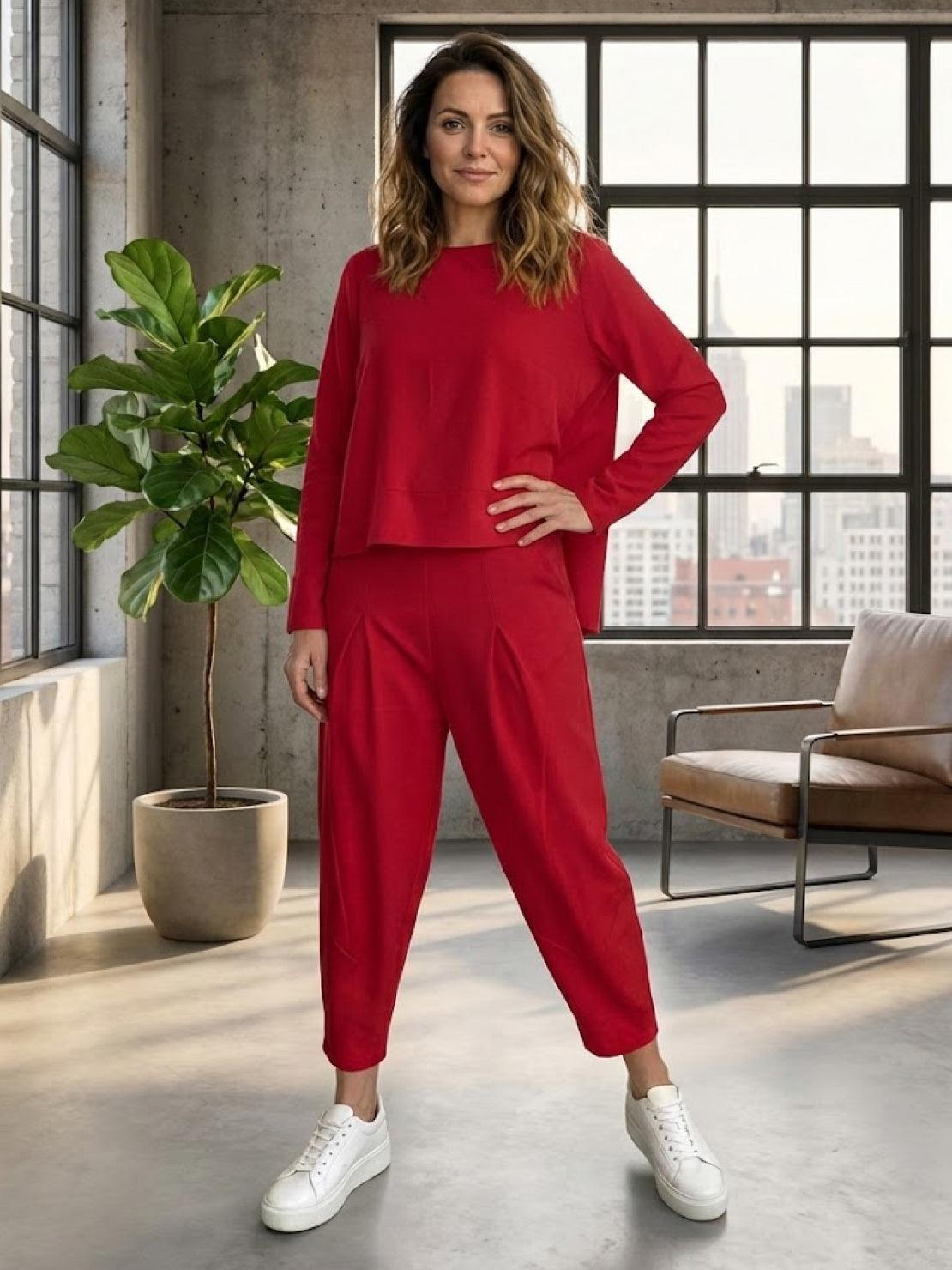 All-Day Comfort 2-Piece Outfit Set lightweight breathable polyester two-piece women's outfit for everyday style