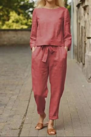 Cotton-Linen Monochrome Capsule