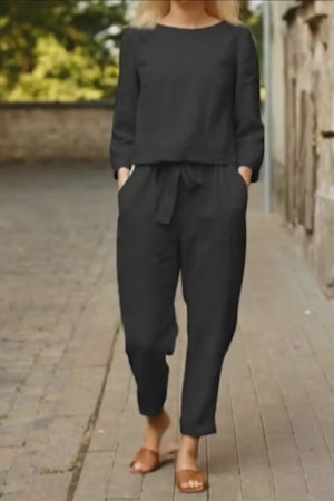 Cotton-Linen Monochrome Capsule