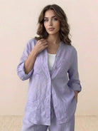 100% cotton double comfort set two-piece outfit in vibrant colors with relaxed fit