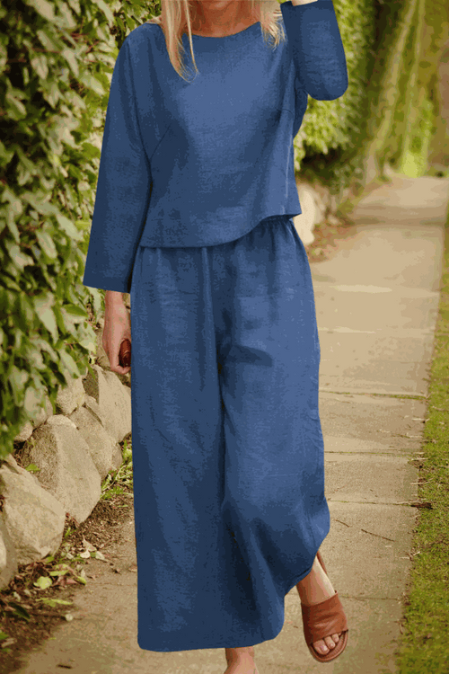 Loose Solid Color Two-Piece Set - Halloween Collection