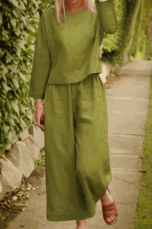 Loose Solid Color Two-Piece Set - Halloween Collection