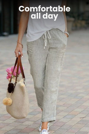 Breezy Relaxed Fit Straight Pants