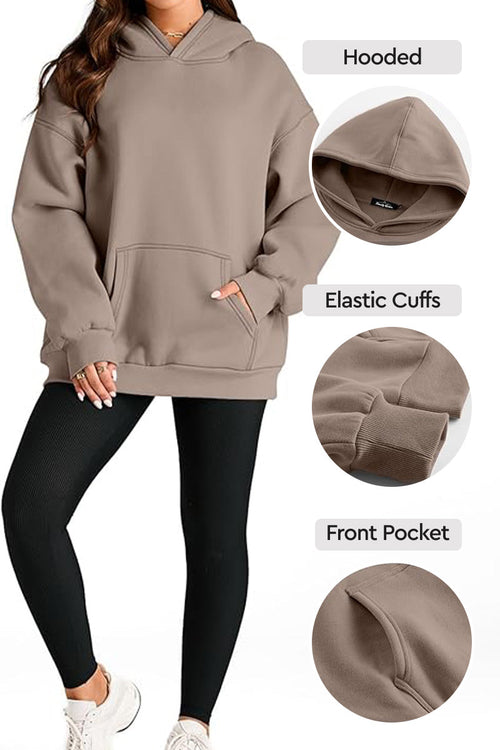 Oversized Fleece-Lined Hoodie