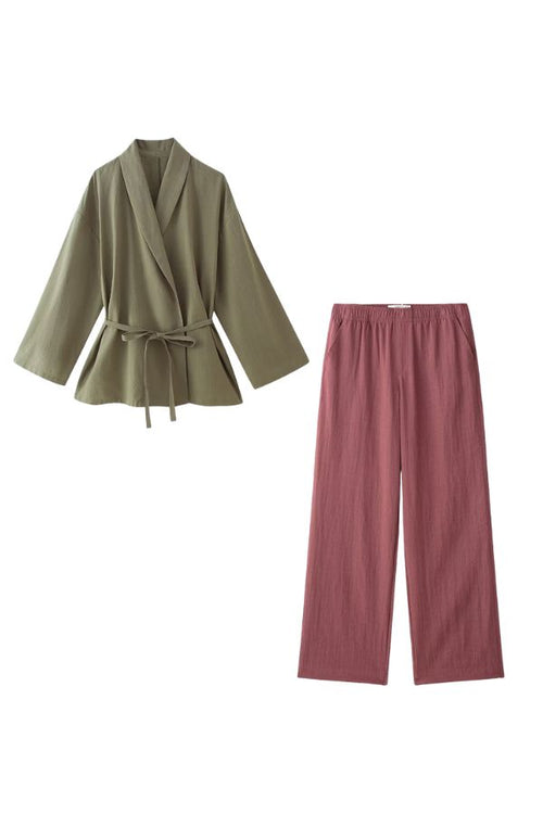 Versatile Mix-Match Lounge-to-Travel Set