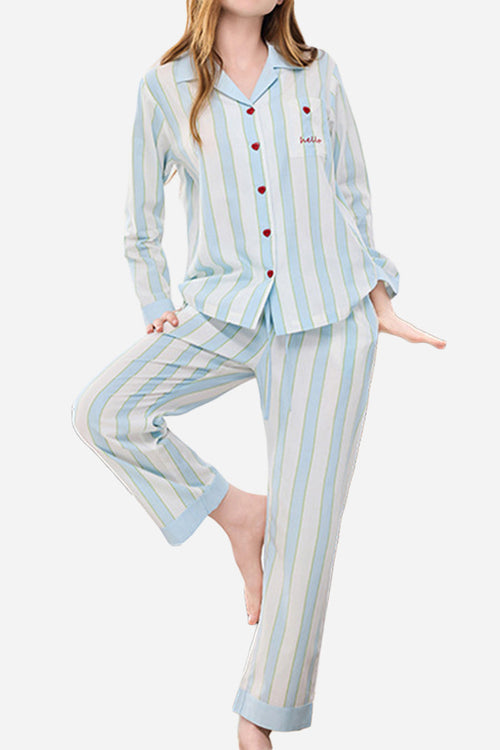 Premium Moisture-Wicking Cotton-Tencel Pajama Set