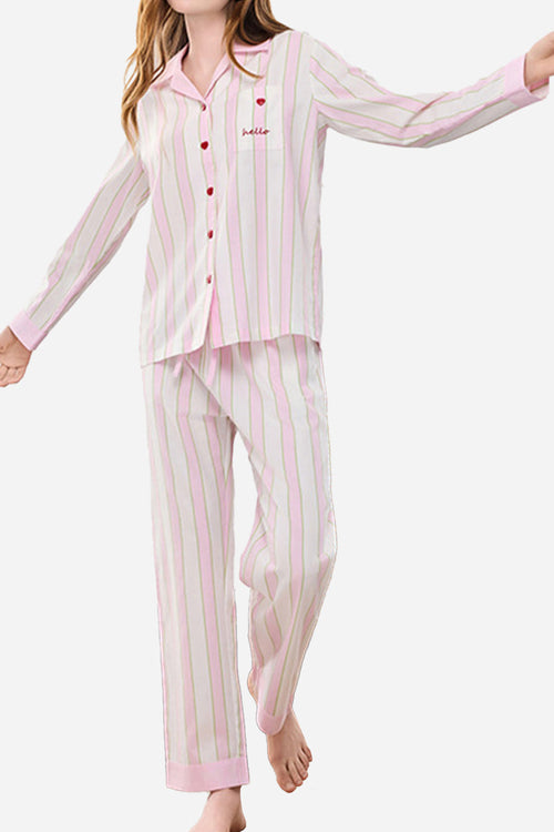 Premium Moisture-Wicking Cotton-Tencel Pajama Set