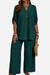 Wrinkle-Free Wide Leg & Top Set
