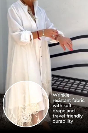 Villa Breeze Dress and Cardigan Set