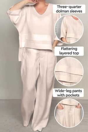 Atelier Serenity Layered Two-Piece Set