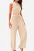 Stroll & Hangout Ribbed Knit Two-Piece Set