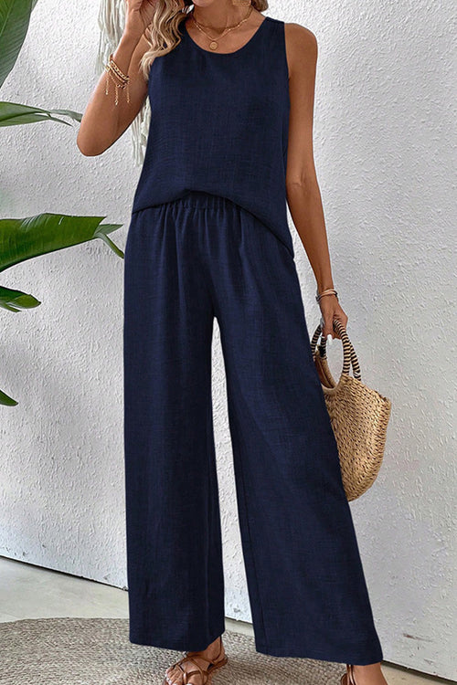 Dreamcatcher Crochet-Back Two-Piece Set