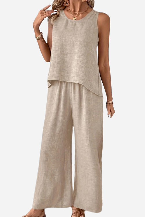 Dreamcatcher Crochet-Back Two-Piece Set