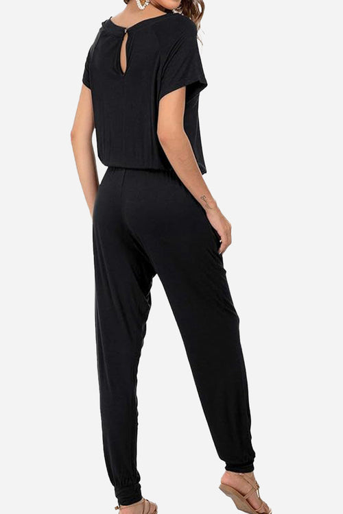 Moonlit Rome Off-Shoulder Jumpsuit
