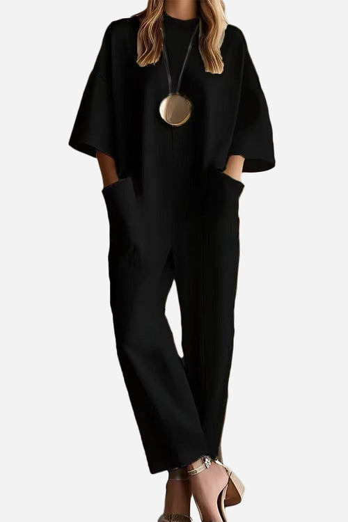 Serene Minimalist Pocket Jumpsuit