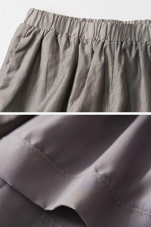 Soft Mornings wrinkle-free breathable shirt and shorts set fabric close-up