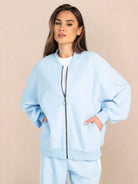 Easy Airport Lounge Set two-piece travel outfit in soft cotton-blend fabric with relaxed fit and wrinkle-resistant material