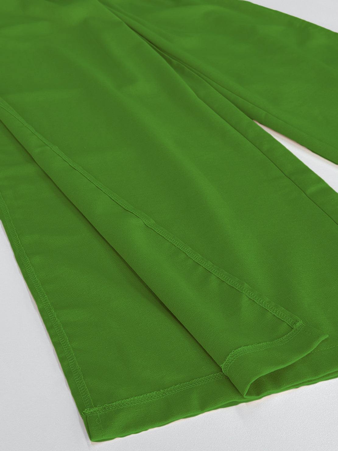 Lightweight linen-blend sleeveless top and wide-leg pants set with elastic waistband and side slits for summer wear