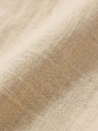 Lightweight cotton linen set with V-neck top and wide-leg pants