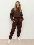 Classic Comfort Athleisure set in stretchy, wrinkle-resistant fabric for versatile daily wear