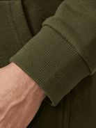 Oversized long zip sweatshirt hoodie with fleece lining and drawstring hood for casual layering