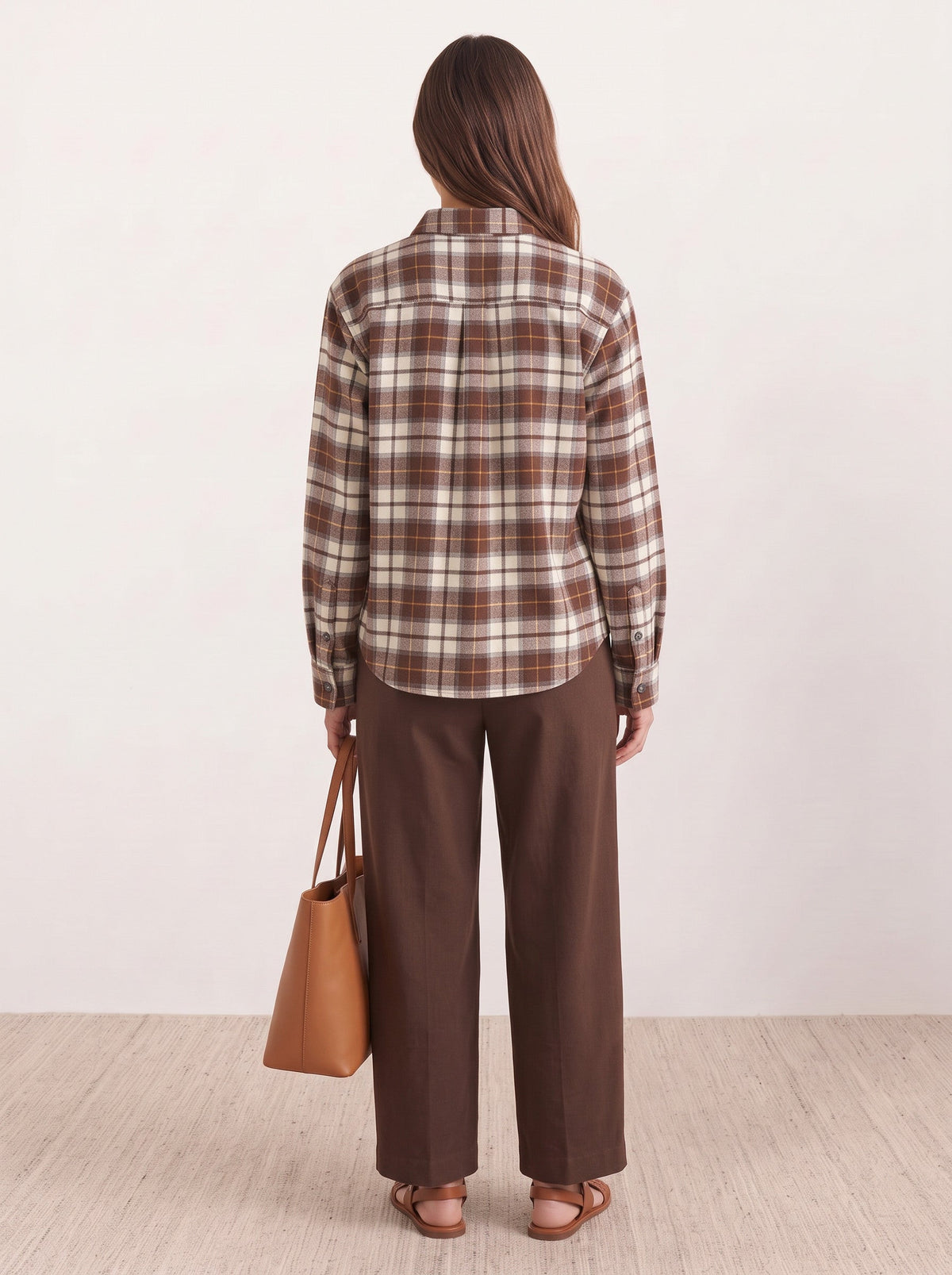 Brown & White
