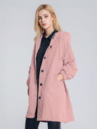 Water-resistant oversized hooded windbreaker rain jacket for men and women